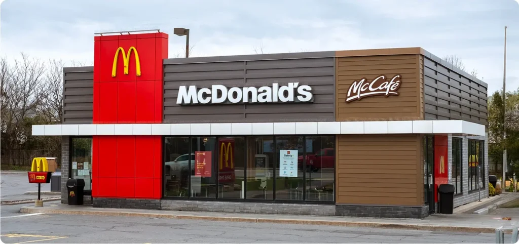 A McDonald's restaurant, one of many profitable restaurants that has embraced artificial intelligence. Photo credit: Colin Temple - stock.adobe.com